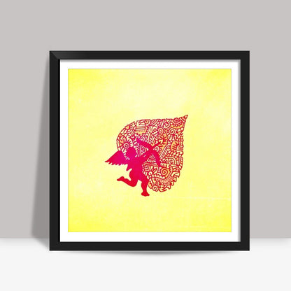 Cupid Zenscrawl Square Art Prints