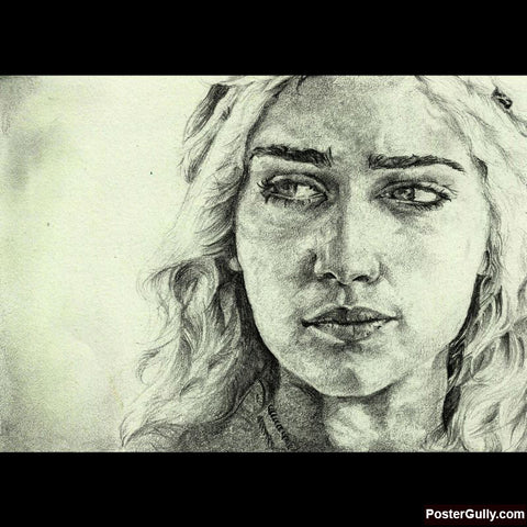Square Art Prints, Daenerys Targaryen