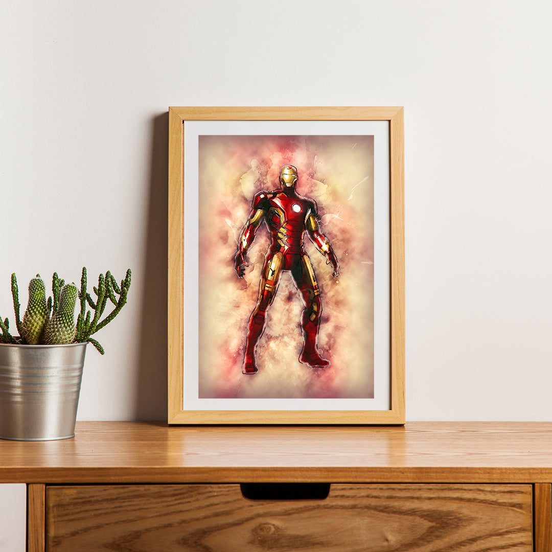Clearance Carnival Sale - Ironman Combo: 2 Posters + 1 Cushion Cover + 1 Mousepad