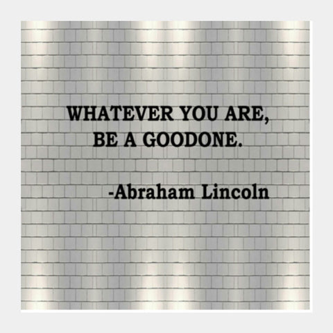 Abraham Lincoln Inspirational Quote Typography Poster Square Art Prints PosterGully Specials