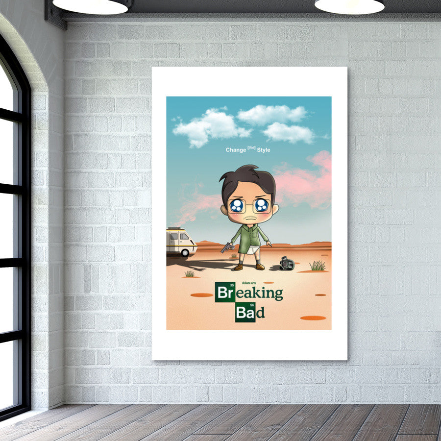 Breaking Bad Cute Poster Wall Art