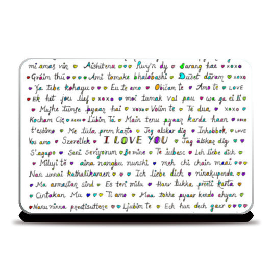 Laptop Skins, Valentines Day Special- Language of Love Laptop Skins
