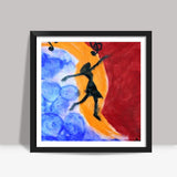 Free Soul | Finger Painting | Abstract | Square Art Prints
