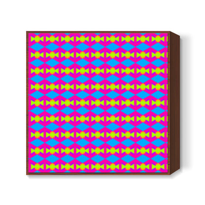 aztec pattern Square Art Prints