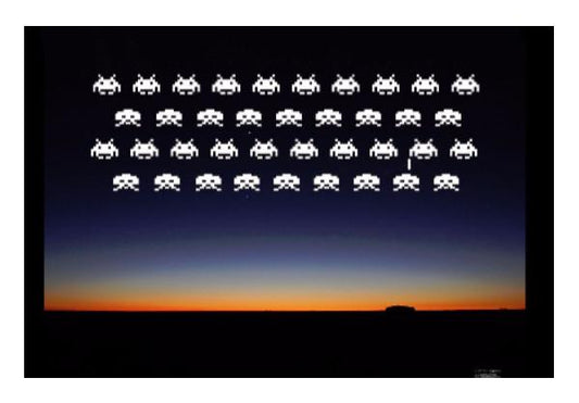PosterGully Specials, Space Invaders Wall Art