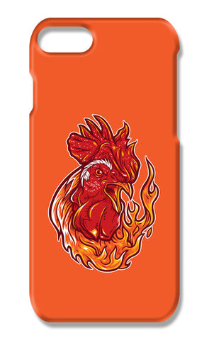 Rooster On Fire iPhone 7 Cases