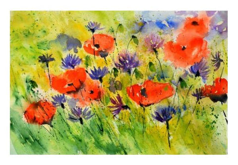 PosterGully Specials, Watercolor poppies 365151 Wall Art