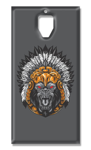 Gorilla Wearing Aztec Headdress OnePlus 3-3T Cases
