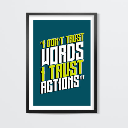 Actions Wall Art