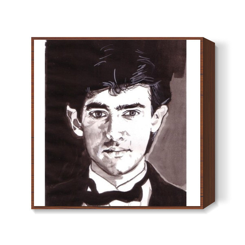 Superstar Aamir Khan is the intellectual entertainer Square Art Prints