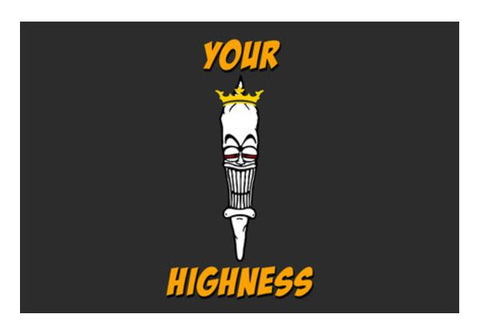PosterGully Specials, Your Highness Joint Weed Wall Art