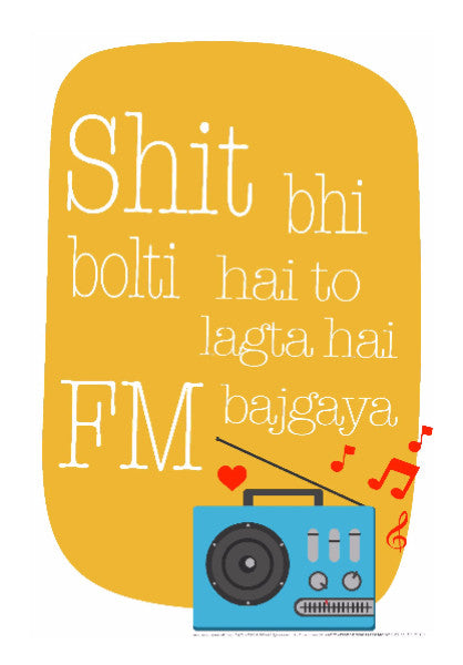 Wall Art, Band Baaja Baaraat FM Poster #YRF #YRFDialogues #YRFMovies, - PosterGully