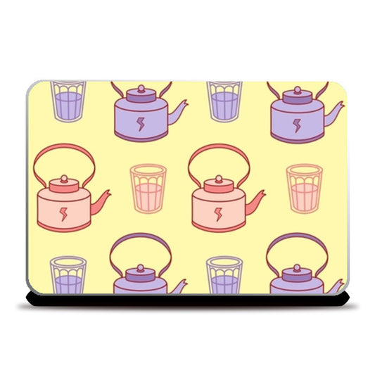 Abstract Teapot & tea cup  Laptop Skins