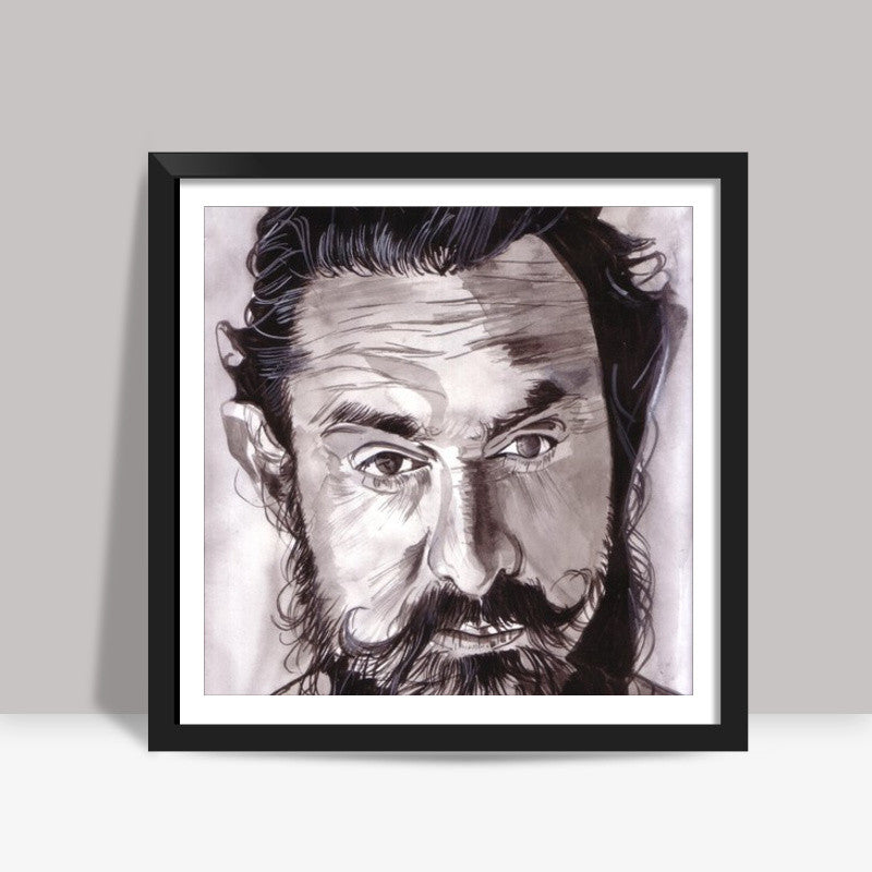 Aamir Khan reinvents himself very well Square Art Prints