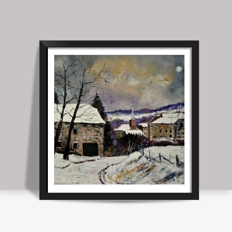 Snwo in Gendron Square Art Prints