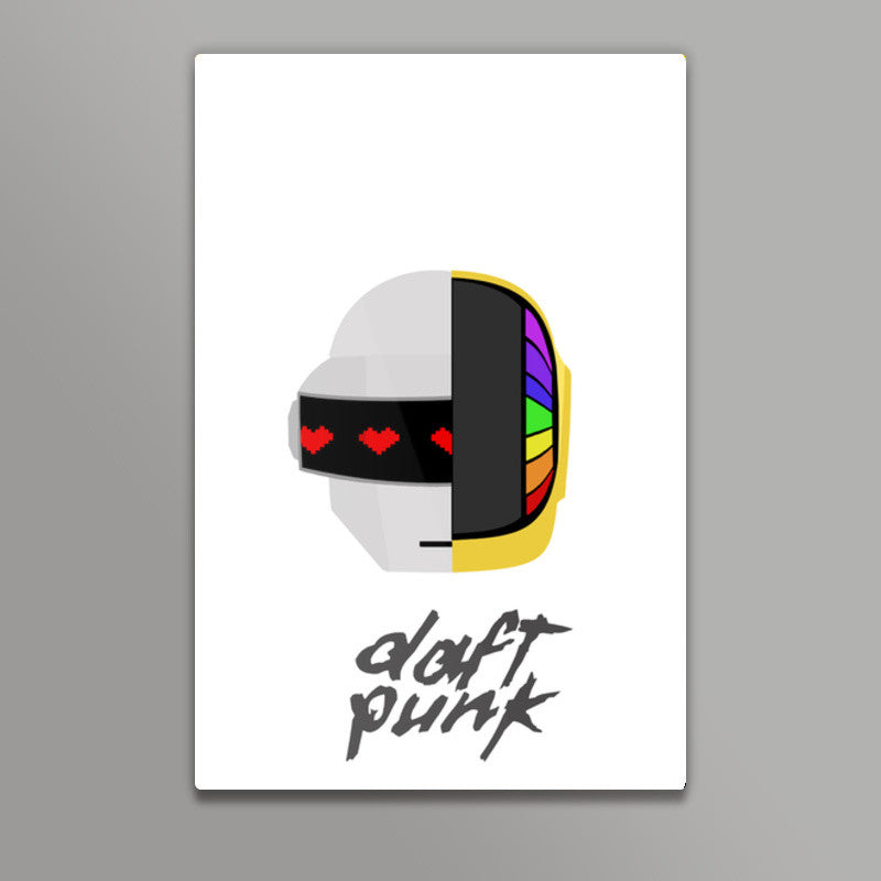 Minimal Daft Punk Wall Art