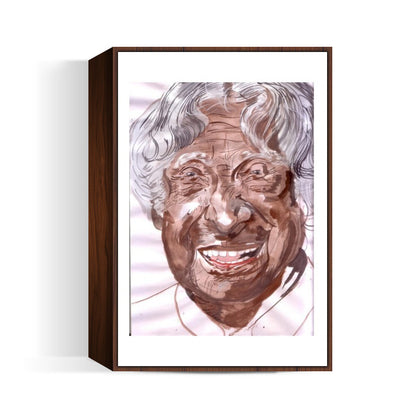 Sir A P J Abdul Kalam had wings of fire-may his flight be to heaven Wall Art