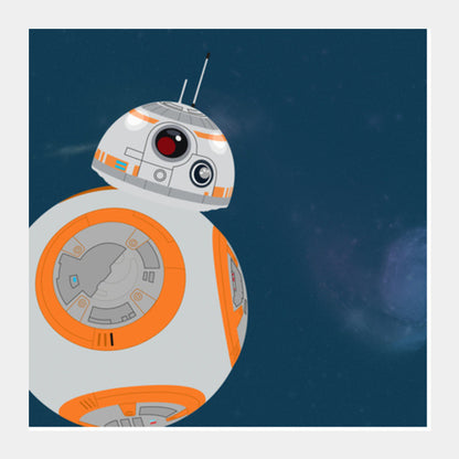 Star Wars BB-8 Droid Square Art Prints