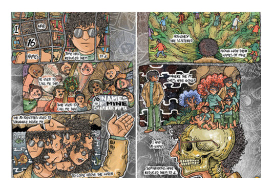 16 Names Of Mine- A Graphic Poem Art PosterGully Specials