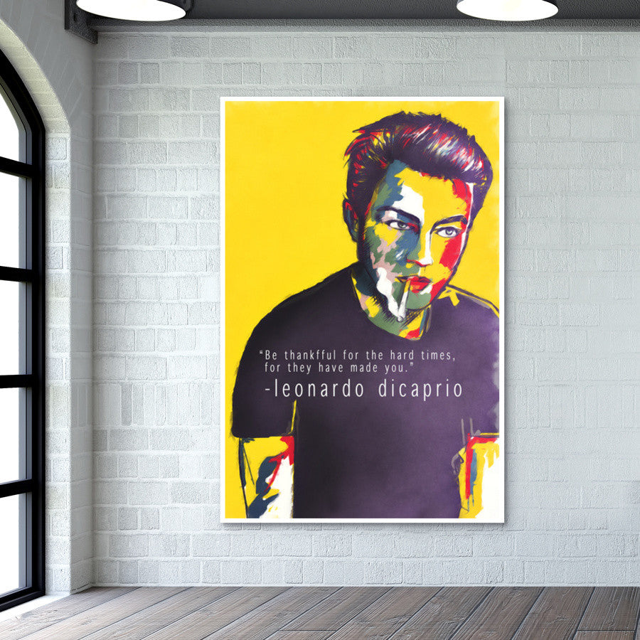 leonardo dicaprio fan art Wall Art