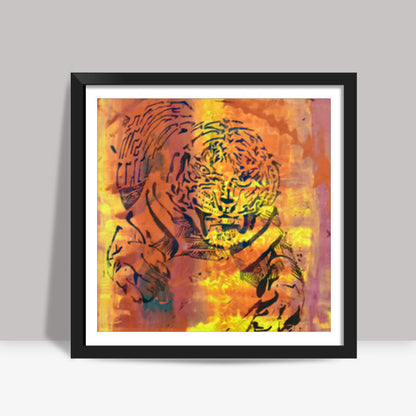 Camo Square Art Prints