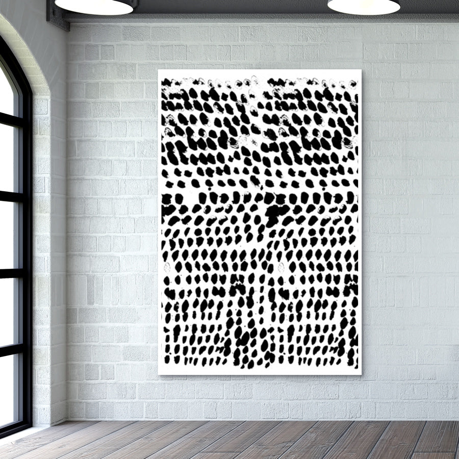 Flowing dots 02 Wall Art