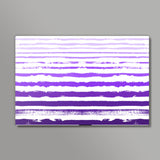 Uneven Purple Stripes Wall Art