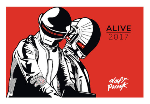 Daft Punk Alive 2017 Wall Art