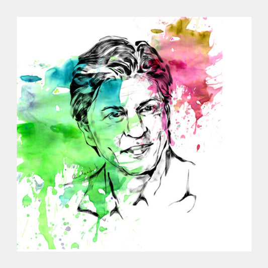 Square Art Prints, shahrukh Square Art Prints