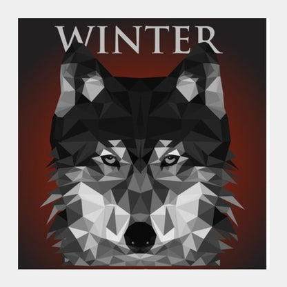 Square Art Prints, HOUSE STARK  Square Art Prints Square Art Prints