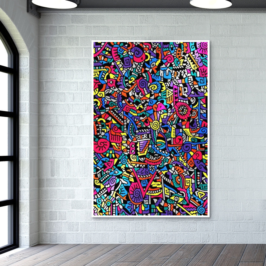 Disco Zenscrawl Wall Art