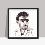 Mehmood was one of the best Bollywood comedians Square Art Prints