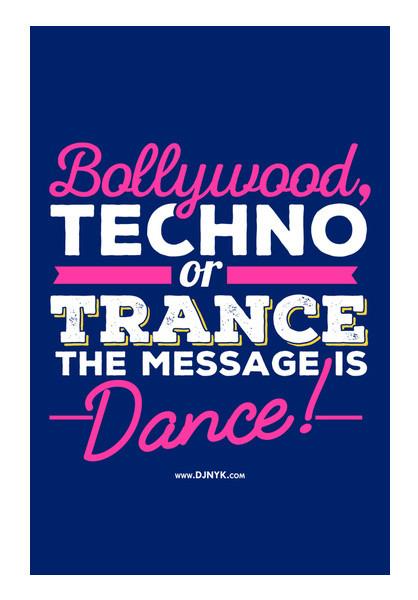 PosterGully Specials, Message is Dance Wall Art | DJ NYK | PosterGully Specials, - PosterGully
