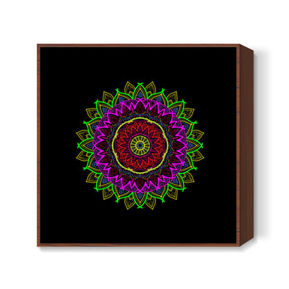 Psychic Mandala Square Art Prints