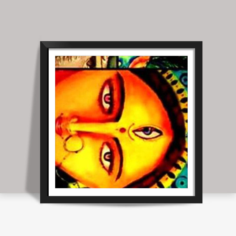 ma durga  Square Art Prints