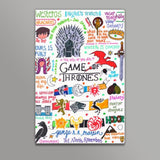 Game of Thrones Doodle Wall Art