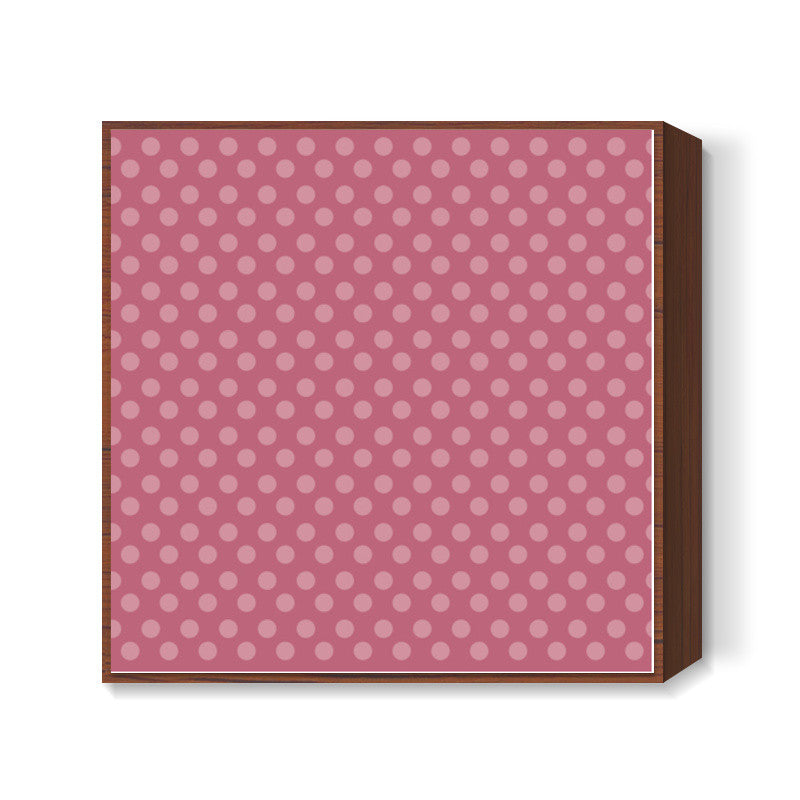 Pink Dots Square Art Prints