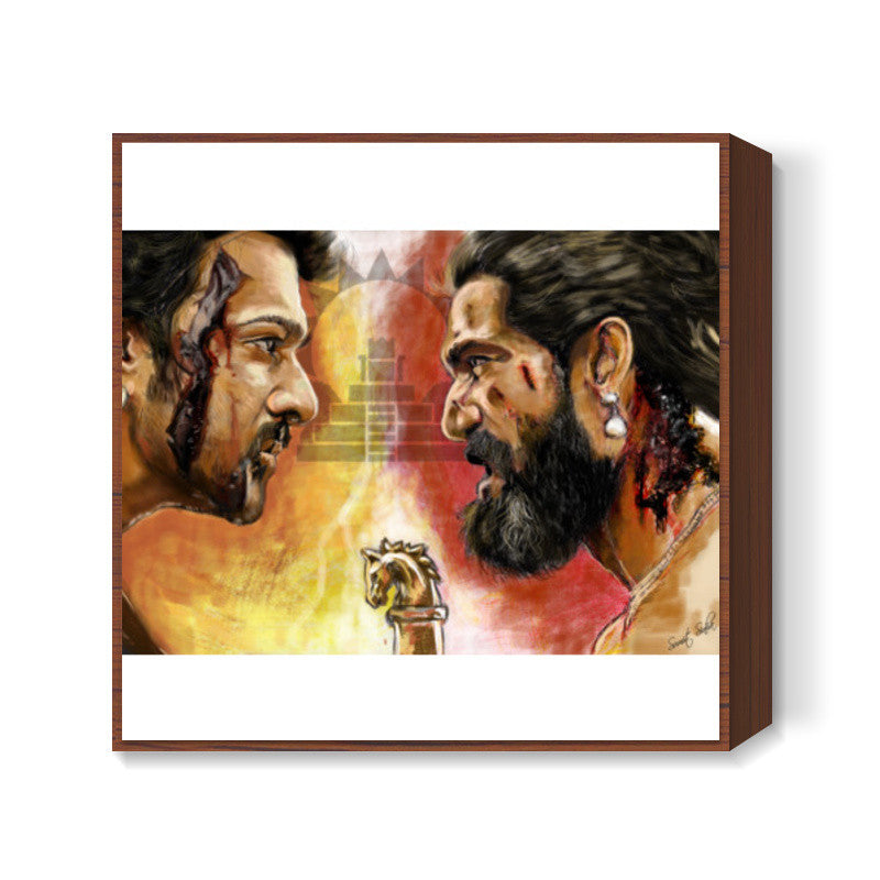 Baahubali Rage Square Art Prints