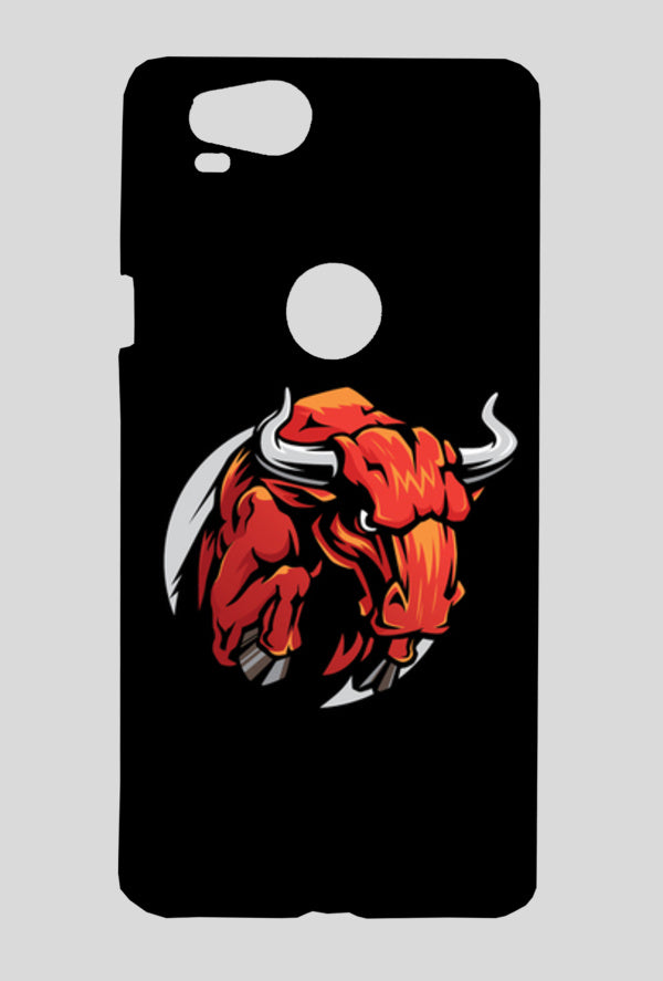 Bull Mascot Google Pixel 2 Cases