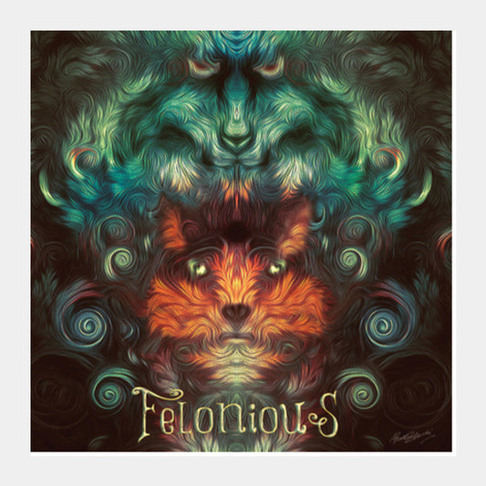 Square Art Prints, Felonious Square Art Prints