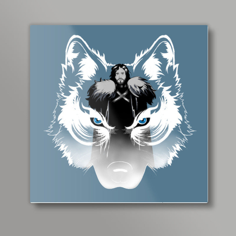 Jon Snow Square Art Prints