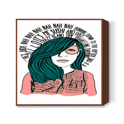 Indie Hipster Square Art Prints