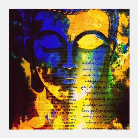 Buddha! Square Art Prints