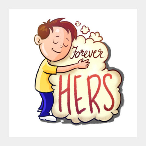 Forever Hers Square Art Prints