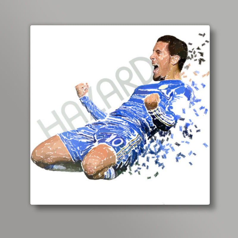 Eden Hazard Chelsea Square Art