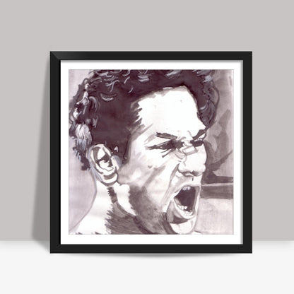 Hollywood actor Robert De Niro is the raging bull Square Art Prints