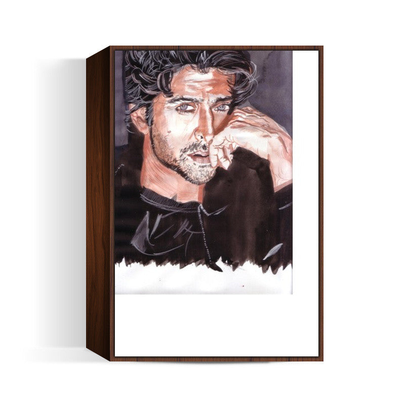 Superstar Hrithik Roshan has charisma and charm, substance and style Wall Art