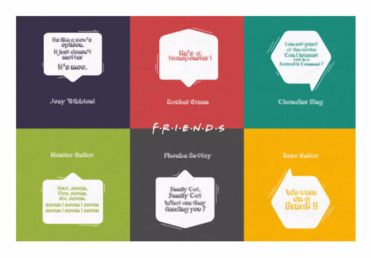 Friends TV Series Wall Art