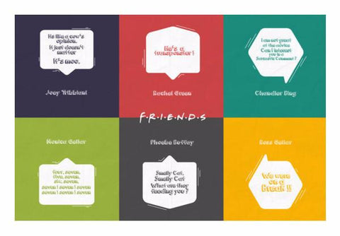 PosterGully Specials, Friends TV Series Wall Art