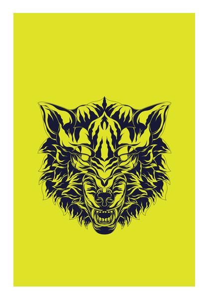 Wolf Head Wall Art PosterGully Specials